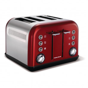 Morphy Richards Toaster New Accents 4 Slice Red