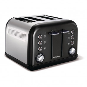 Morphy Richards Toaster New Accents 4 Slice  Black