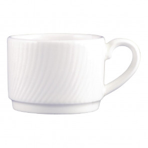 Dudson Twist Espresso Cup White 90ml