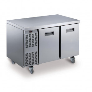 Electrolux Benefit line Refrigeration Counter 2 Door 265Ltr St/St Castors RCSN2M2UK
