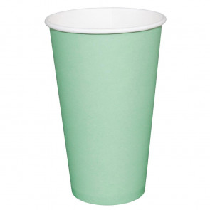 Fiesta Takeaway Coffee Cups Single Wall Turquoise 450ml x50