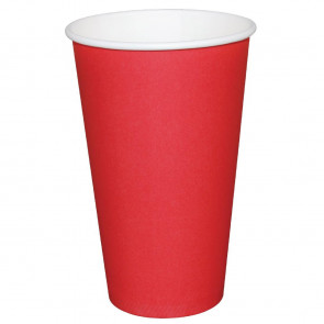 Fiesta Takeaway Coffee Cups Single Wall Red 450ml x1000