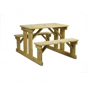 Bolero Walk in Picnic Bench 6 seater