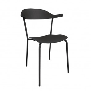 Bolero PP Wishbone Chair Black (Pack of 4)