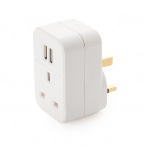 Status Twin USB Plug Adaptor