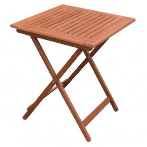 Bolero 600mm Square Wooden Folding Table