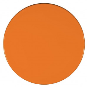 Werzalit Round Table Top Orange 700mm
