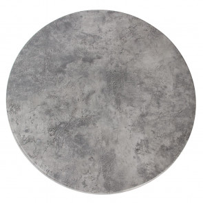 Werzalit Round Table Top Concrete 700mm