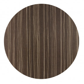 Werzalit Round Table Top Safari Brown 700mm