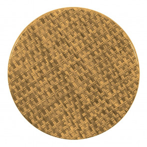 Werzalit Round Table Top Natural Rattan 700mm