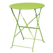 Bolero Green Pavement Style Steel Table