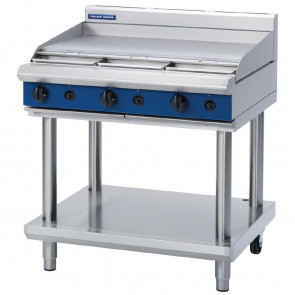 Blue Seal Evolution Cooktop Griddle Burner Nat Gas on Stand 900mm G516A-LS/N