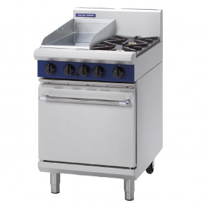 Blue Seal Evolution 2 Burner/Griddle Static Oven Nat Gas 600mm G504C/N