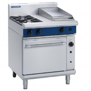 Blue Seal Evolution 2 Burner/Griddle Convection Oven Natural Gas 750mm G54C/N