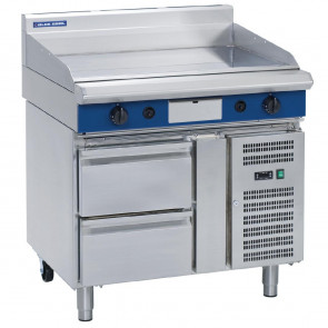 Blue Seal Evolution Griddle Refrigerated Base Nat Gas 900mm GP516-RB/N