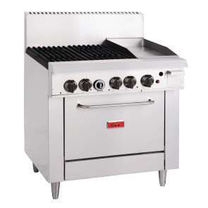 Thor 4 Burner Natural Gas Oven Range and 305mm Grill