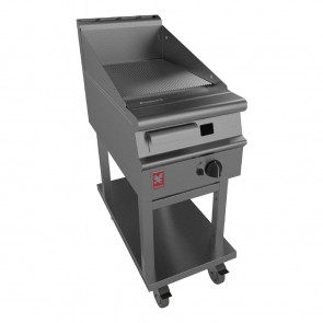 Dominator Plus 400mm Wide Ribbed Griddle on Mobile Stand LPG G3441R