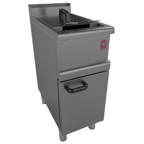 Falcon 350 Series Freestanding Single Pan Twin Basket Gas Fryer Natural Gas G350/11