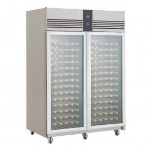 Foster EcoPro G2 2 Glass Door 1350Ltr Wine Cabinet Fridge EP14400W 10/215