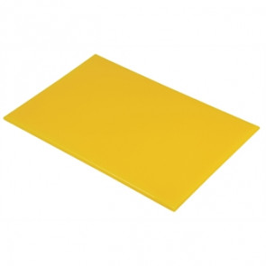 Hygiplas Large High Density Yellow Chopping Board