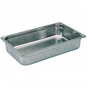 Bourgeat Stainless Steel Perforated 1/1 Gastronorm Pan 150mm