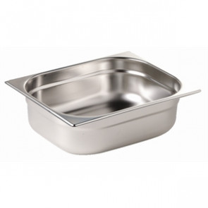 Vogue Stainless Steel 2/3 Gastronorm Pan 40mm