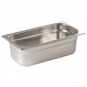 Vogue Stainless Steel 1/4 Gastronorm Pan 150mm