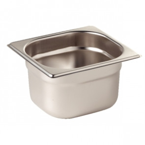 Vogue Stainless Steel 1/6 Gastronorm Pan 100mm