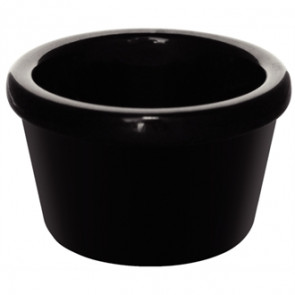 Kristallon Melamine Plain Ramekins Black 63mm