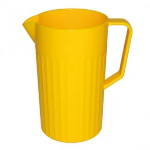 Kristallon Polycarbonate Jug Yellow 1.4Ltr