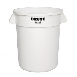 Rubbermaid Round Brute Container 75.7Ltr Container White