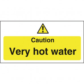 Vogue Caution Very Hot Water Sign