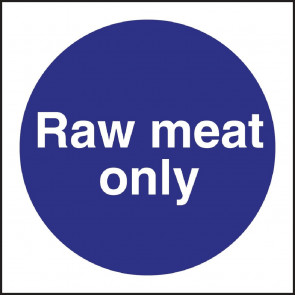 Vogue Raw Meat Only Sign