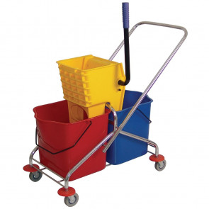 Jantex Dual Bucket Mop Wringer with Frame