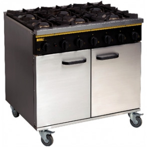 Buffalo 6 Burner Natural Gas Range