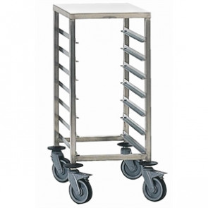 Bourgeat Full Gastronorm Racking Trolley 7 Shelves