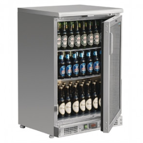 Polar Bar Display Cooler Stainless Steel 104 Bottles