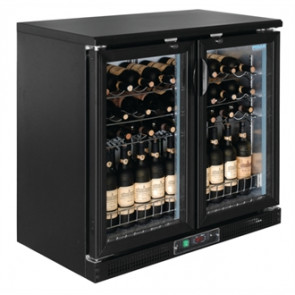 Polar Horizontal Wine Cooler Hinged Doors