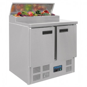 Polar Refrigerated Pizza and Salad Prep Counter 254 Ltr