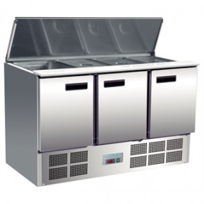 Polar Refrigerated Saladette Counter 368 Ltr