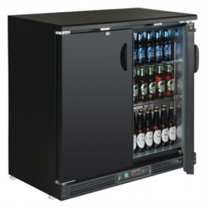 Polar Solid Door Display Cooler 182 Bottles