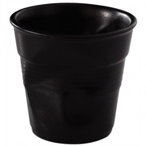 Revol Froisses Black Cappuccino Tumblers 180ml