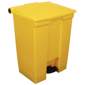 Rubbermaid Yellow Step-On Container 68Ltr 