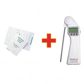 Special Offer Easytemp Hand Held Thermometer And Temperature Log Book