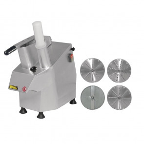 Buffalo Multi Function Continuous Veg Prep Machine and 4 Free Discs