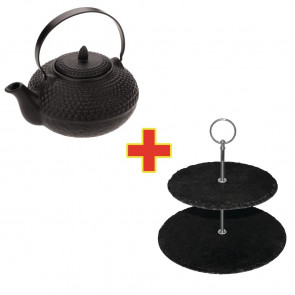 Special Offer Olympia Oriental Teapot and Afternoon Tea Stand