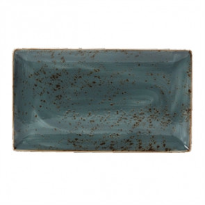 Steelite Craft Blue Rectangular Platters 330 x 125mm