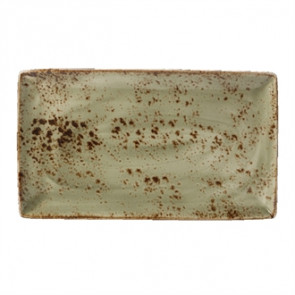 Steelite Craft Green Rectangular Platters 330 x 190mm