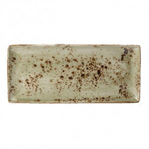 Steelite Craft Green Rectangular Platters 370 x 265mm