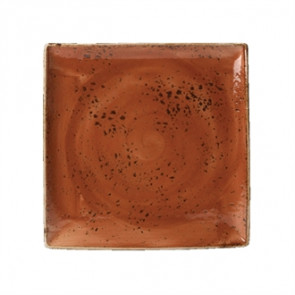 Steelite Craft Terracotta Square Platters 270mm